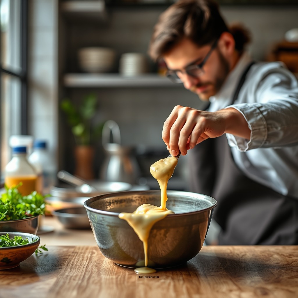 Step-by-Step Preparation - cheese sauce recipe