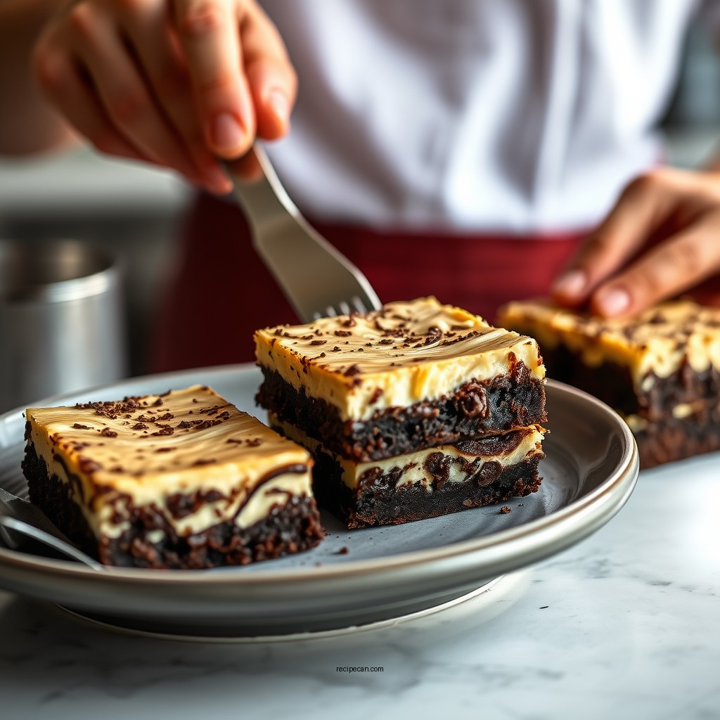 Step-by-Step Instructions - cheesecake brownies recipe