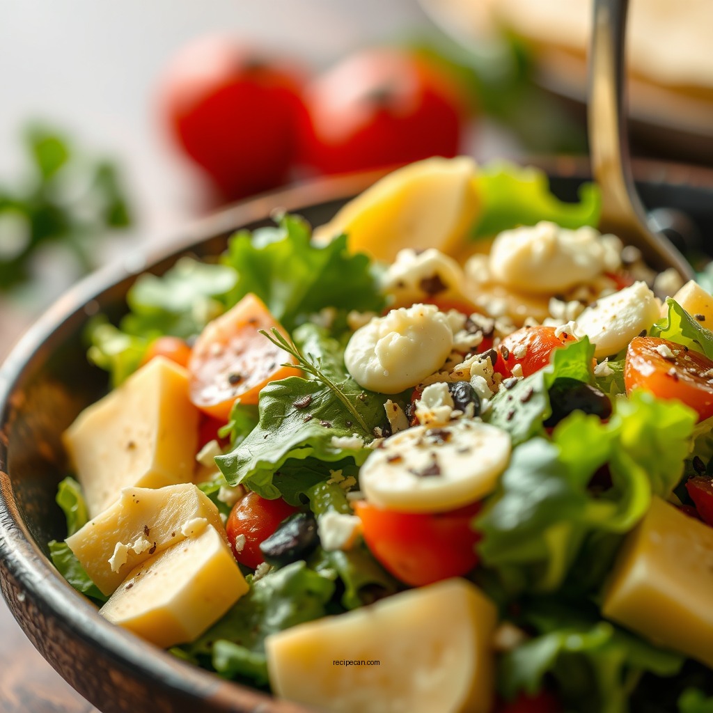 Assembling the Salad - cheesecake factory caesar salad recipe