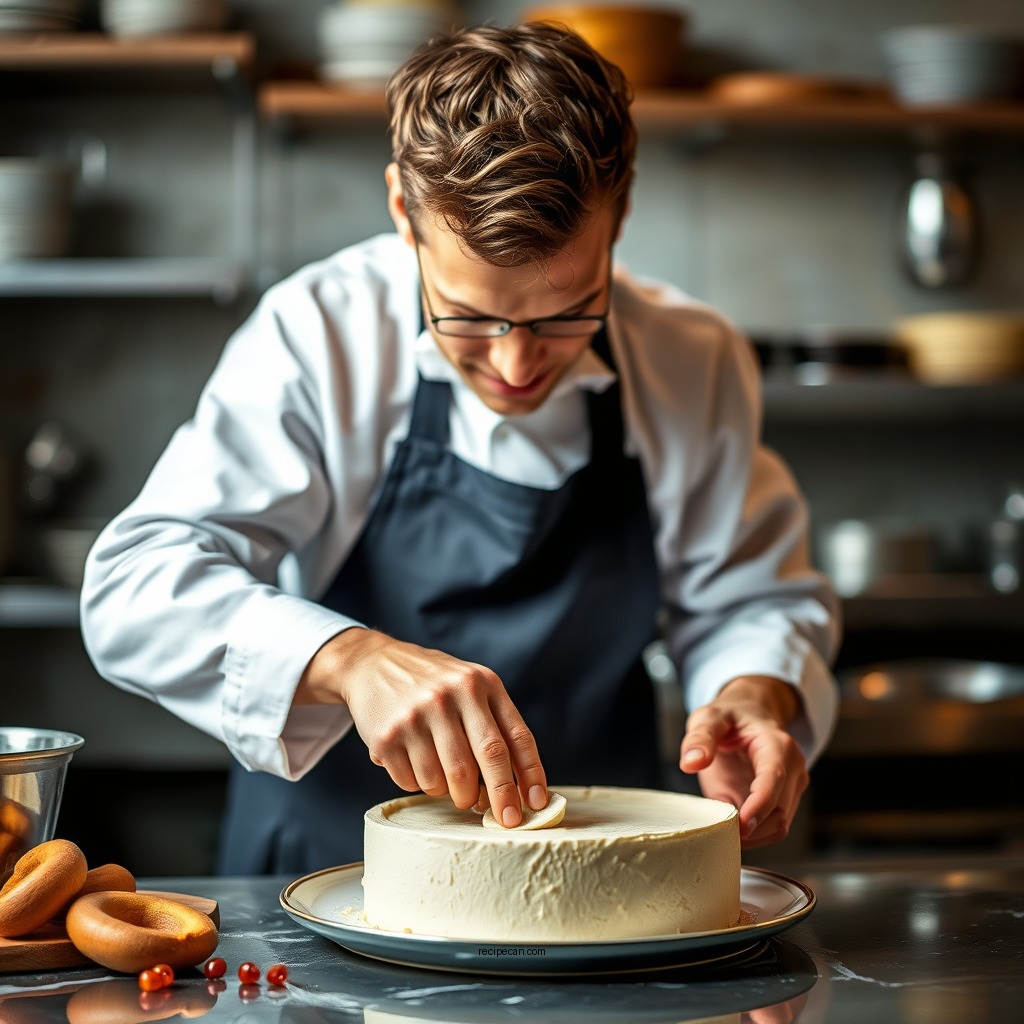 Preparing the Cheesecake Base - cheesecake mousse recipe