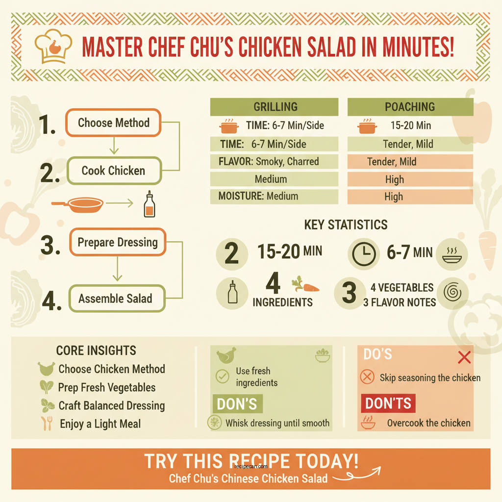 chef chu's chinese chicken salad recipe - Data Infographic and Statistics