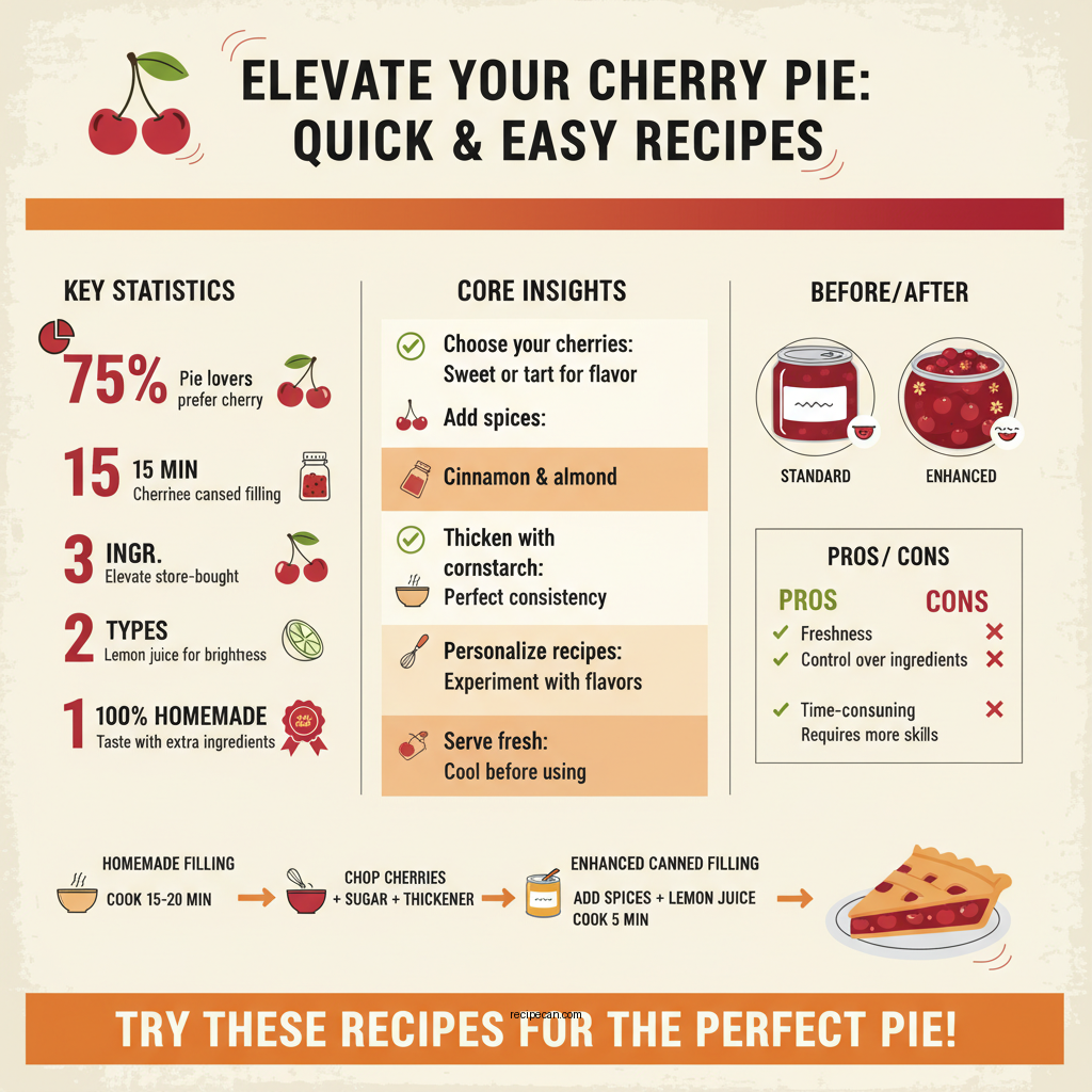 cherry pie filling recipes - Data Infographic and Statistics