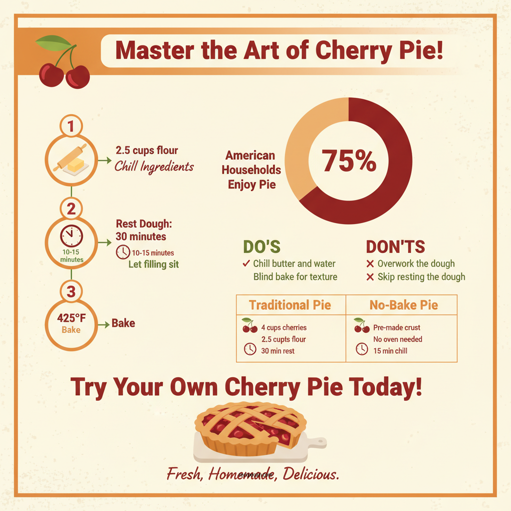cherry pie recipes - Data Infographic and Statistics