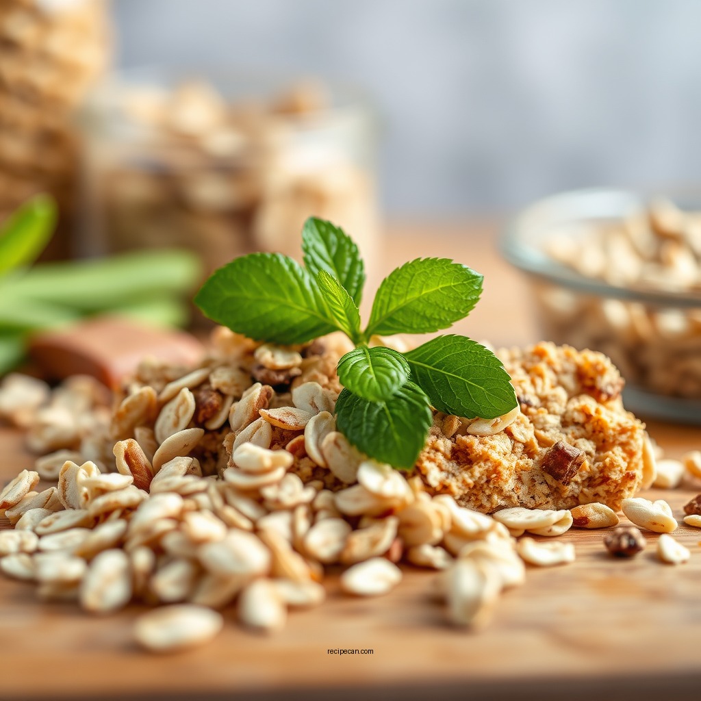 Gather Your Ingredients - chewy oat bar recipe