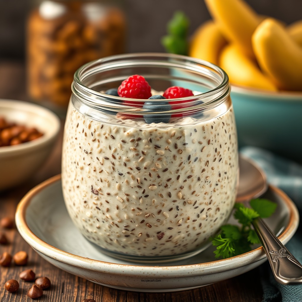 Basic Chia Overnight Oats Recipe - chia overnight oats recipe