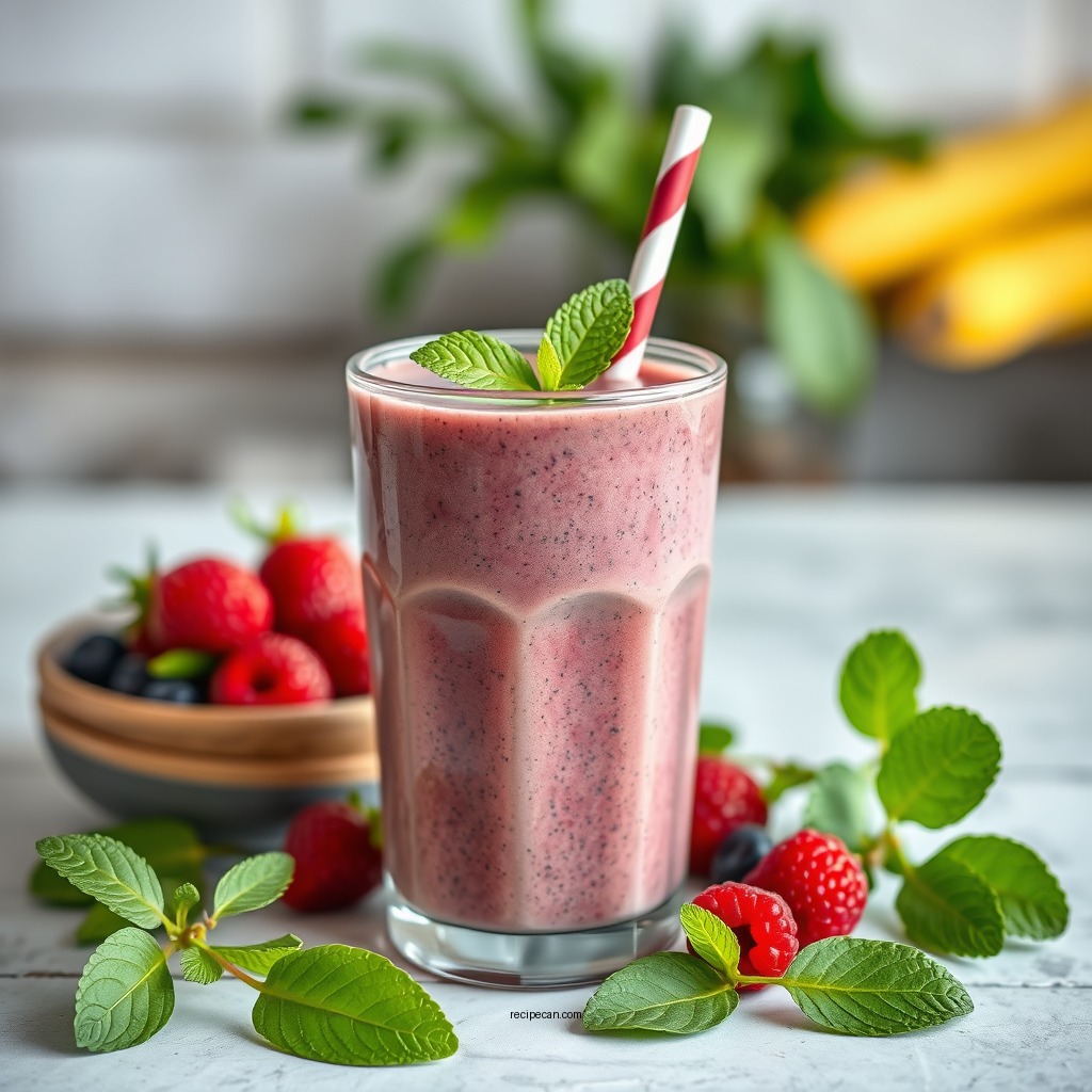 Classic Chia Berry Smoothie - chia smoothie recipes