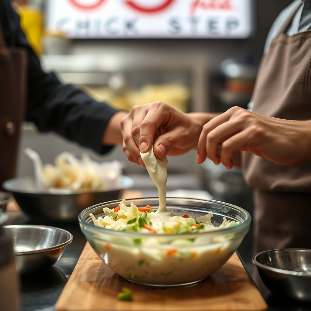 Step-by-Step Instructions - chick fil a coleslaw dressing recipe