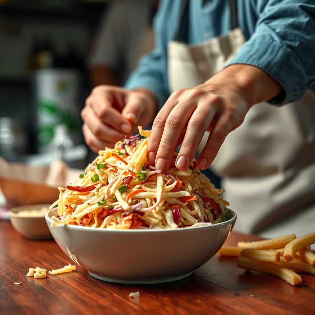 Step-by-Step Preparation - chick fil a coleslaw recipe