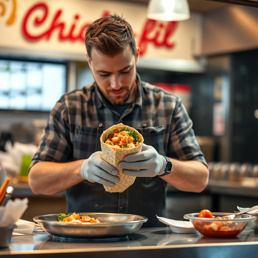 Preparation Steps - chick fil a cool wrap recipe