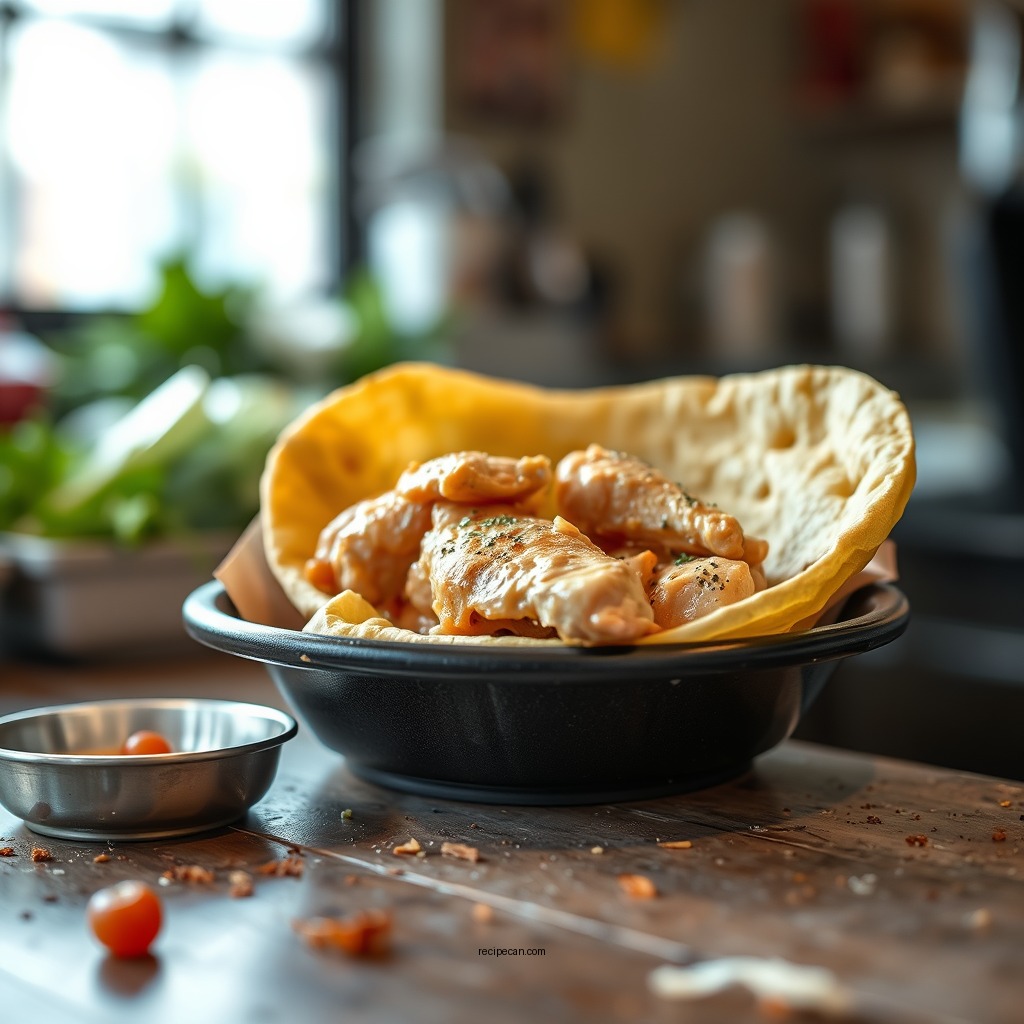 Preparing the Chicken - chick fil a wrap recipe