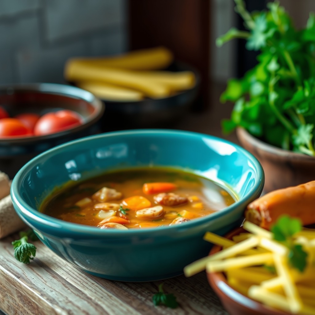 Ingredients You'll Need - chicken and sausage soup recipe