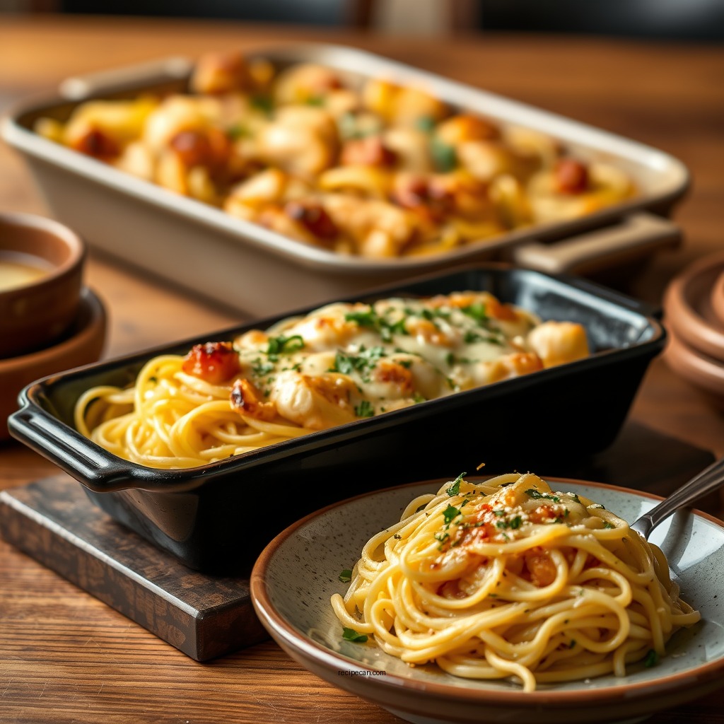 Simple Chicken and Spaghetti Squash Bake - chicken and spaghetti squash recipes