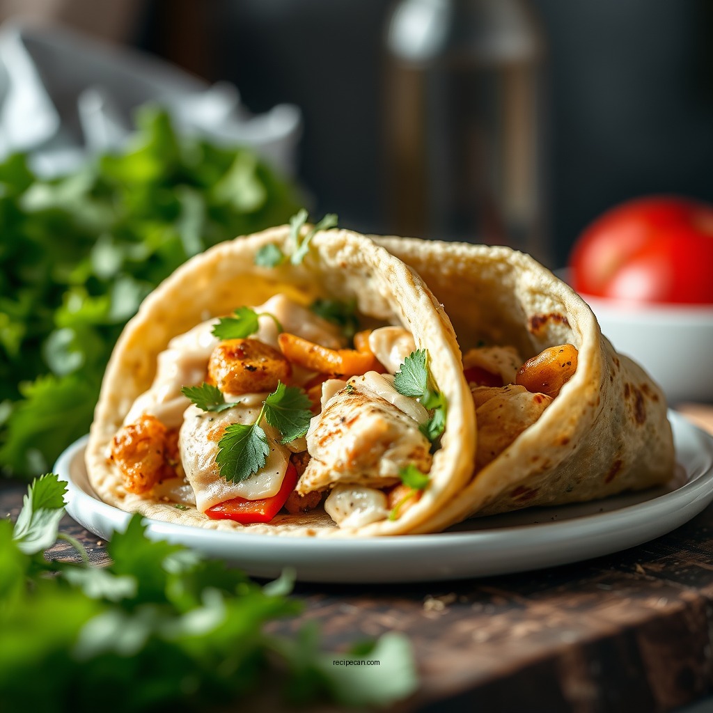 Ingredients You'll Need - chicken cesar wrap recipe