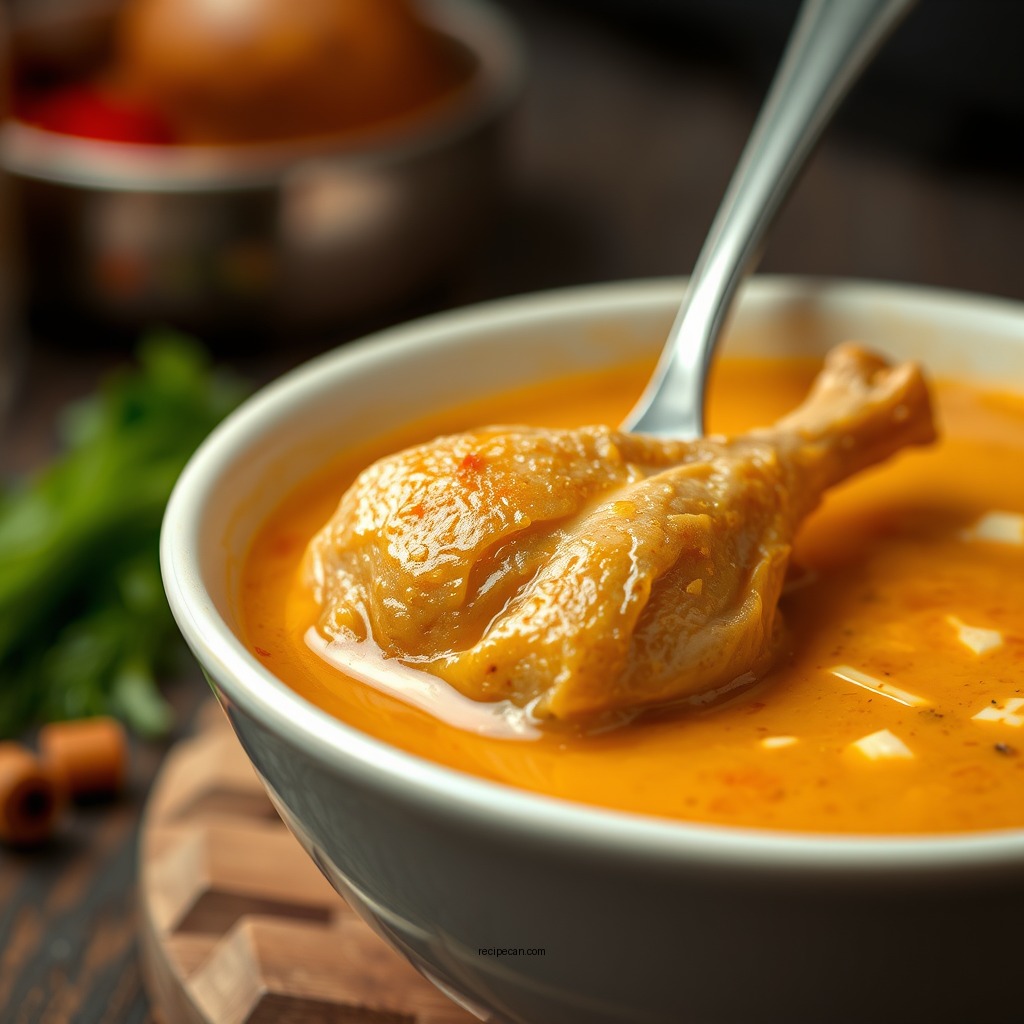 Cooking the Soup Base - chicken drumstick soup recipe