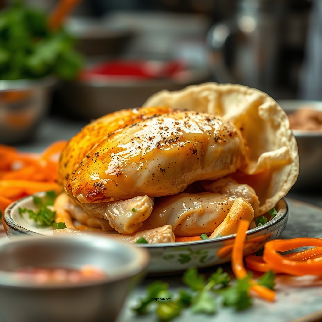 Preparing the Chicken - chicken for wrap recipe