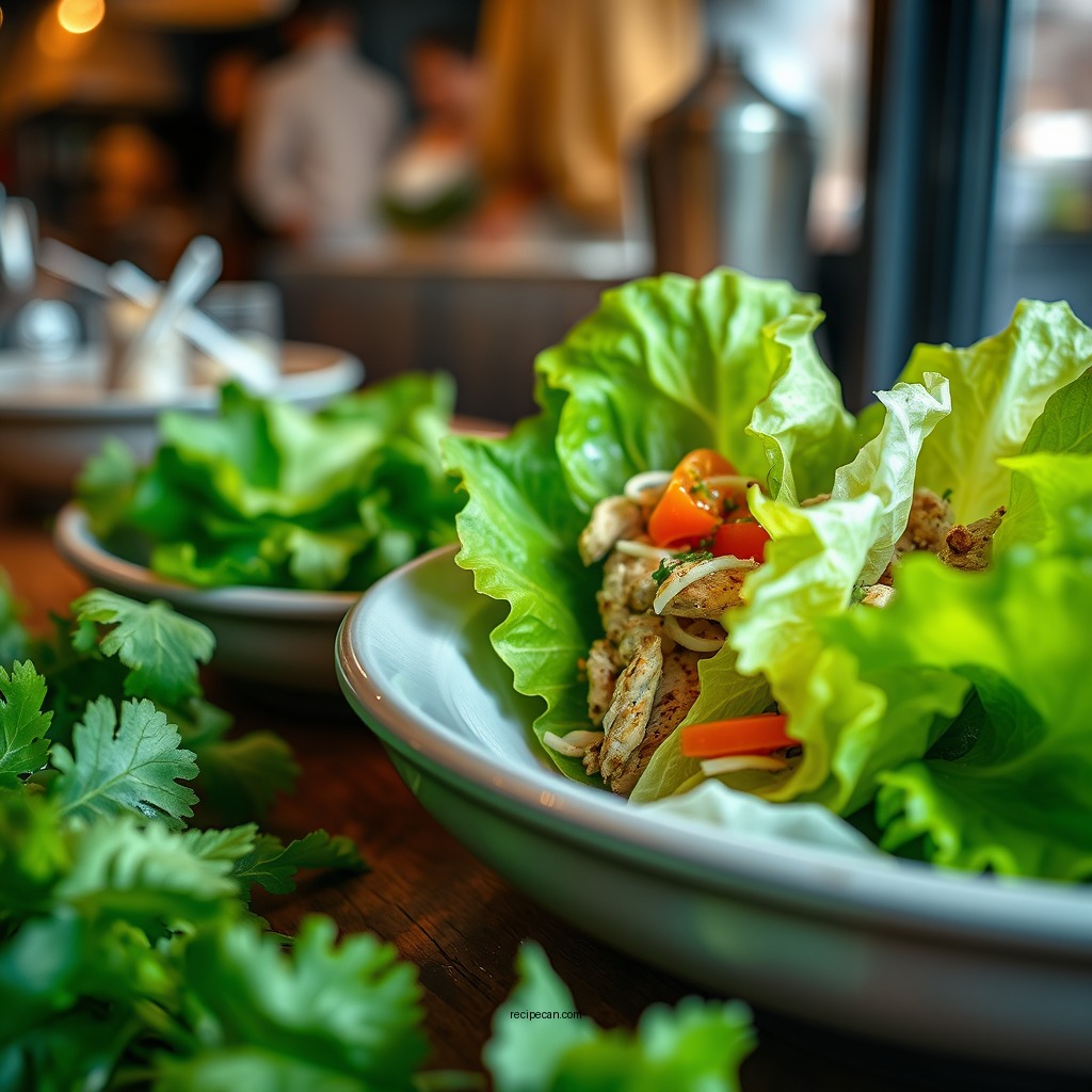 Ingredients You'll Need - chicken lettuce wrap recipe