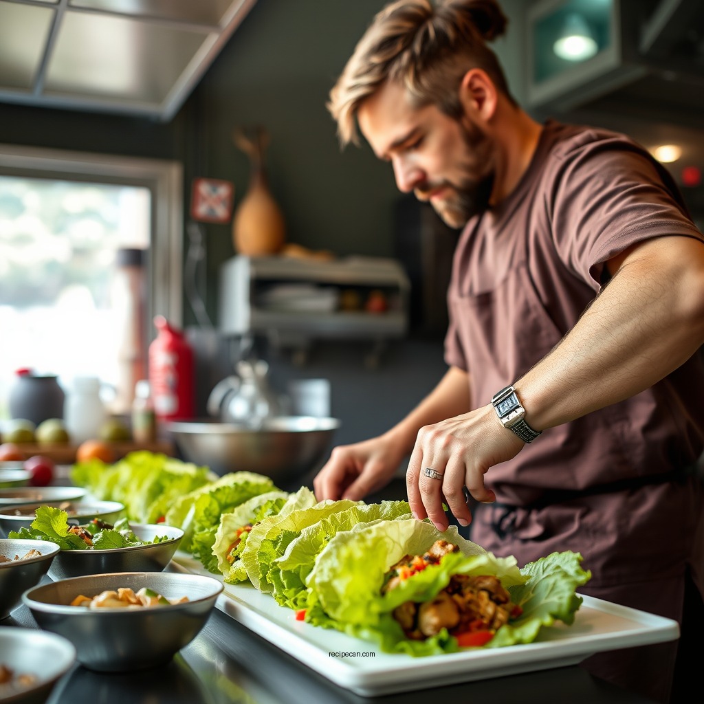 Preparation Steps - chicken lettuce wraps recipe