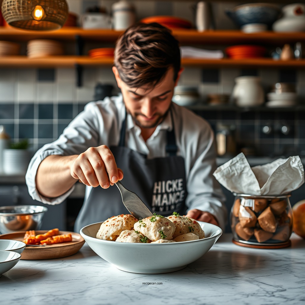 Preparation Steps - chicken mousse recipe