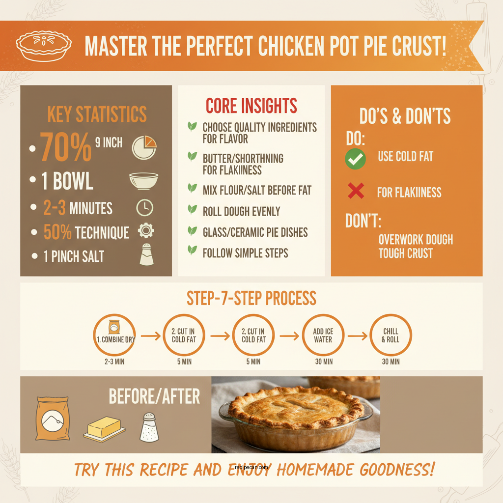 chicken pot pie crust recipe - Data Infographic and Statistics
