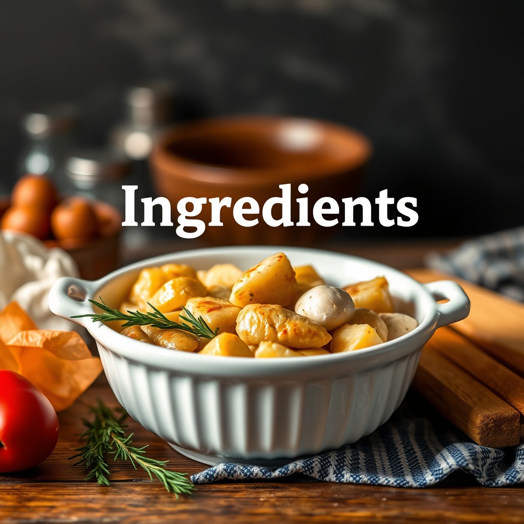 Ingredients You'll Need - chicken pot pie recipe pillsbury