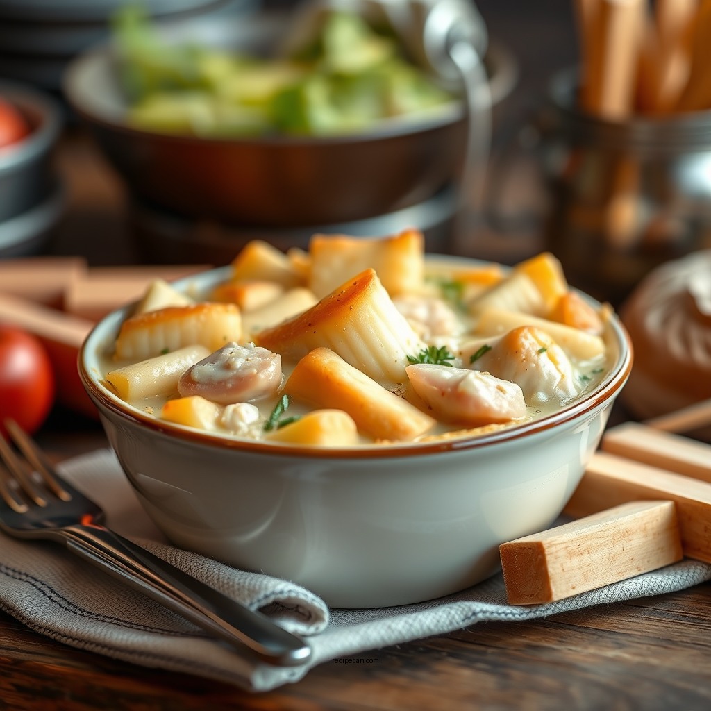 Ingredients You'll Need - chicken pot pie recipe with cream of chicken soup