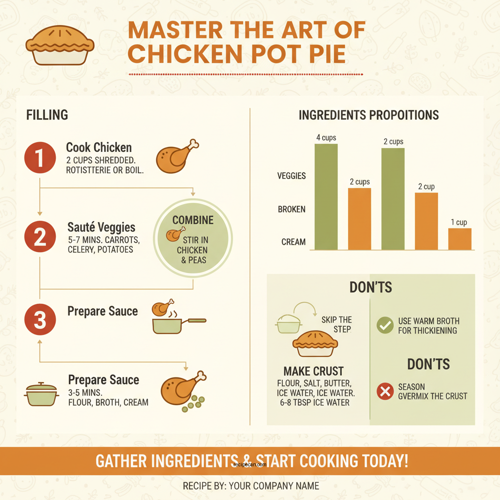 chicken pot.pie recipe - Data Infographic and Statistics