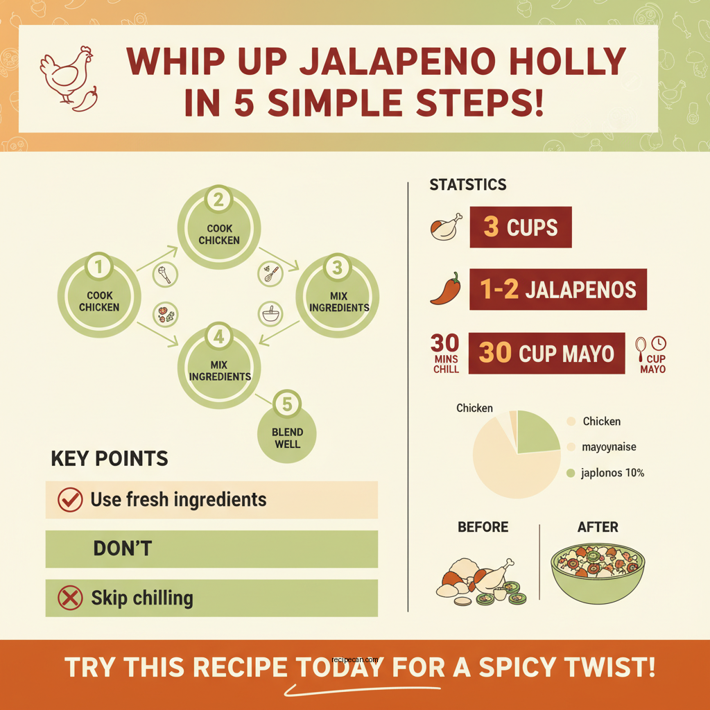chicken salad chick jalapeno holly recipe - Data Infographic and Statistics
