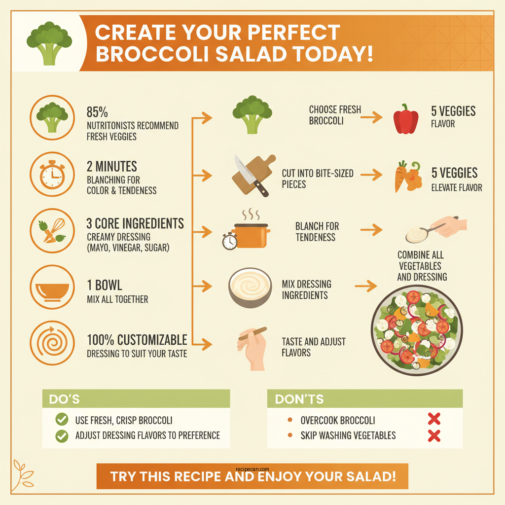 chicken salad chick recipe for broccoli salad - Data Infographic and Statistics