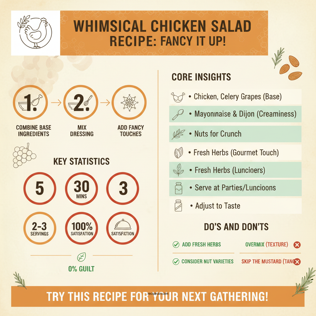 chicken salad chick recipe for fancy nancy - Data Infographic and Statistics