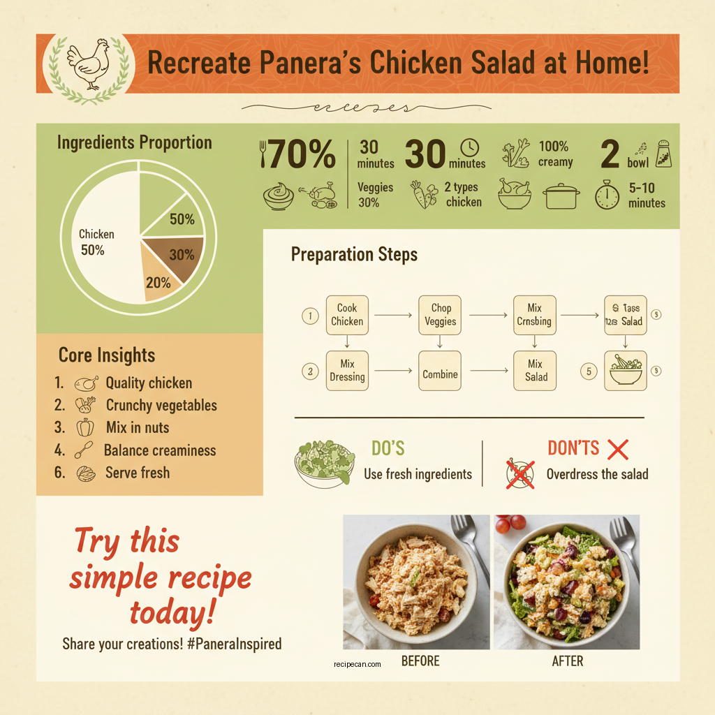 chicken salad recipe panera - Data Infographic and Statistics