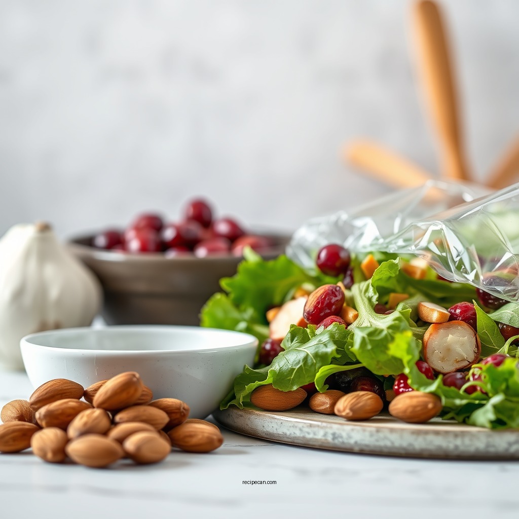 Ingredients You'll Need - chicken salad recipe with cranberries and almonds