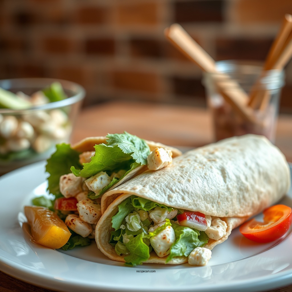 Classic Chicken Salad Wrap - chicken salad wrap recipes