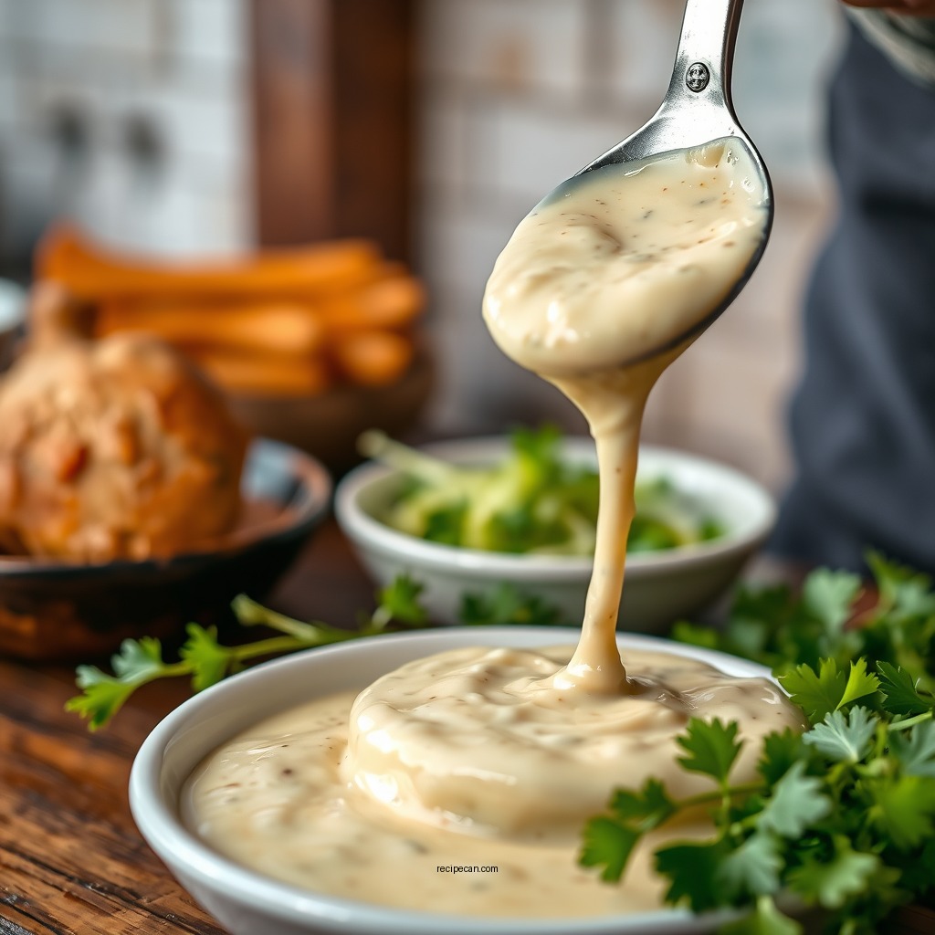 Classic Creamy Garlic Sauce - chicken sauce recipes