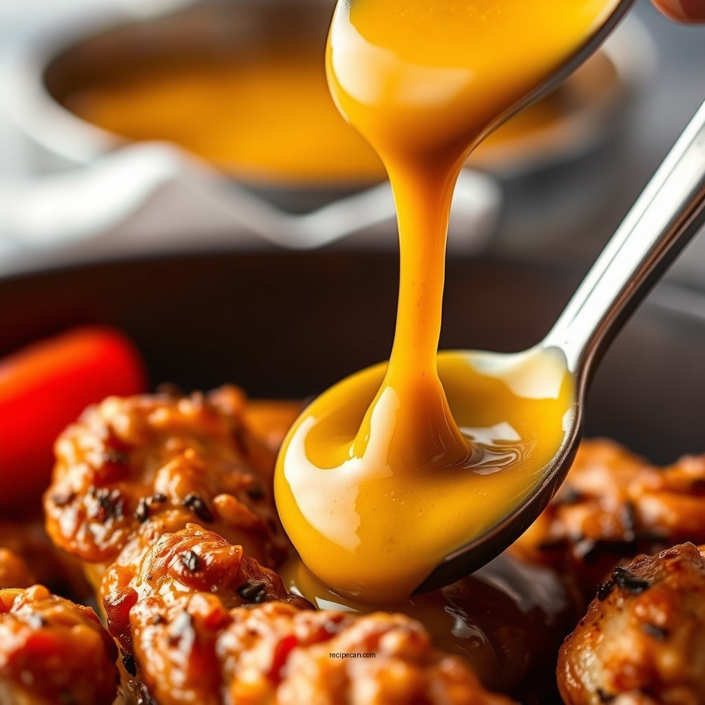 Spicy Honey Mustard Sauce - chicken sauce recipes