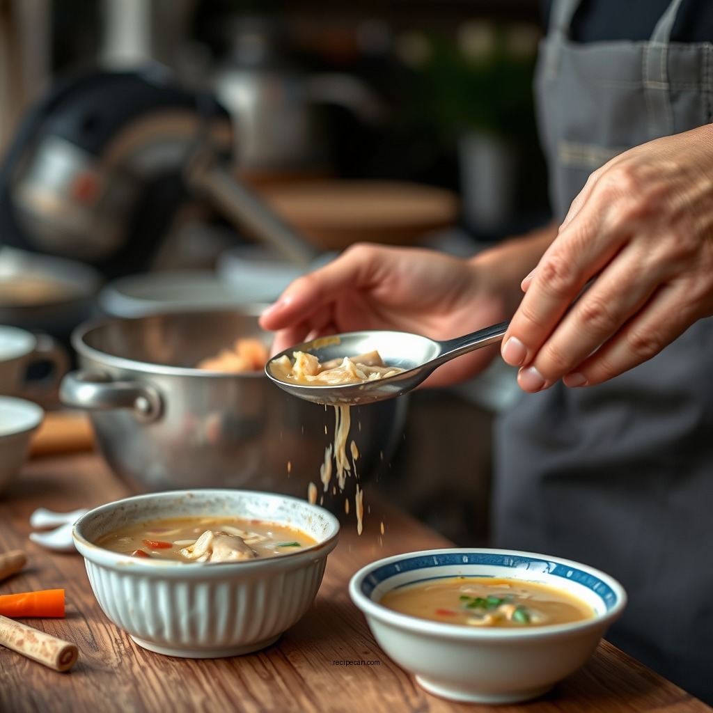 Preparation Steps - chicken soup recipe for infants