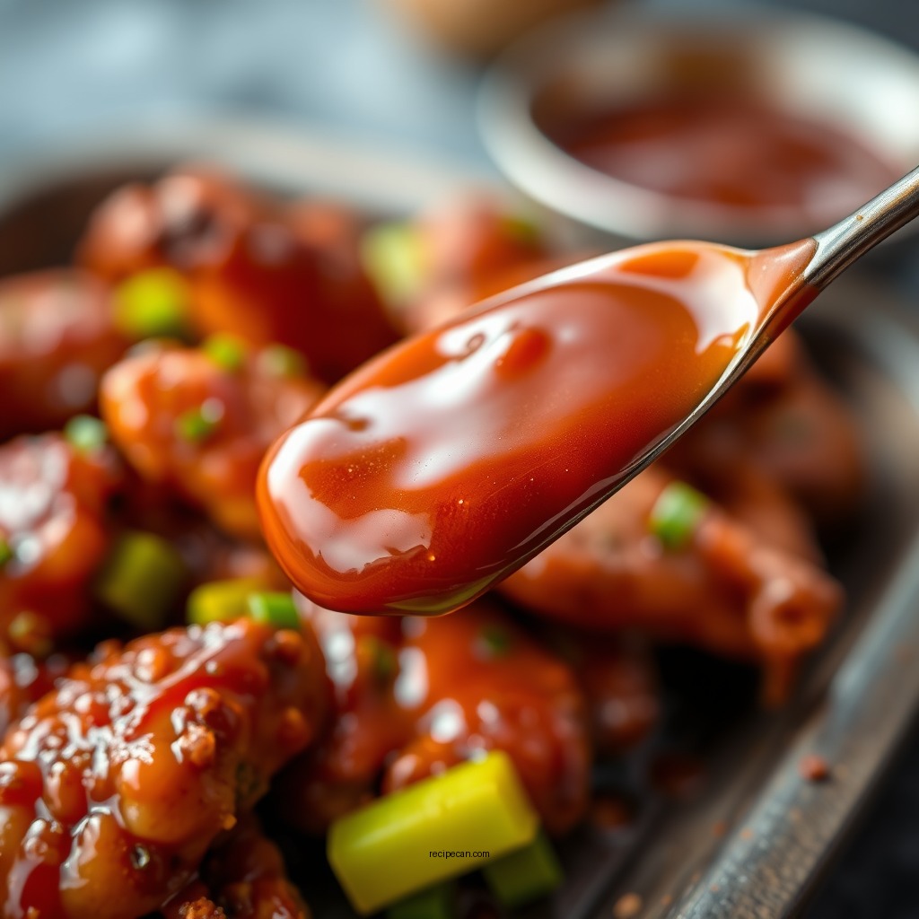 Spicy Asian BBQ Sauce - chicken wing sauce recipes