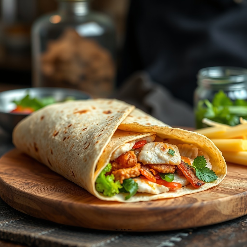 Ingredients You’ll Need - chicken wrap recipe