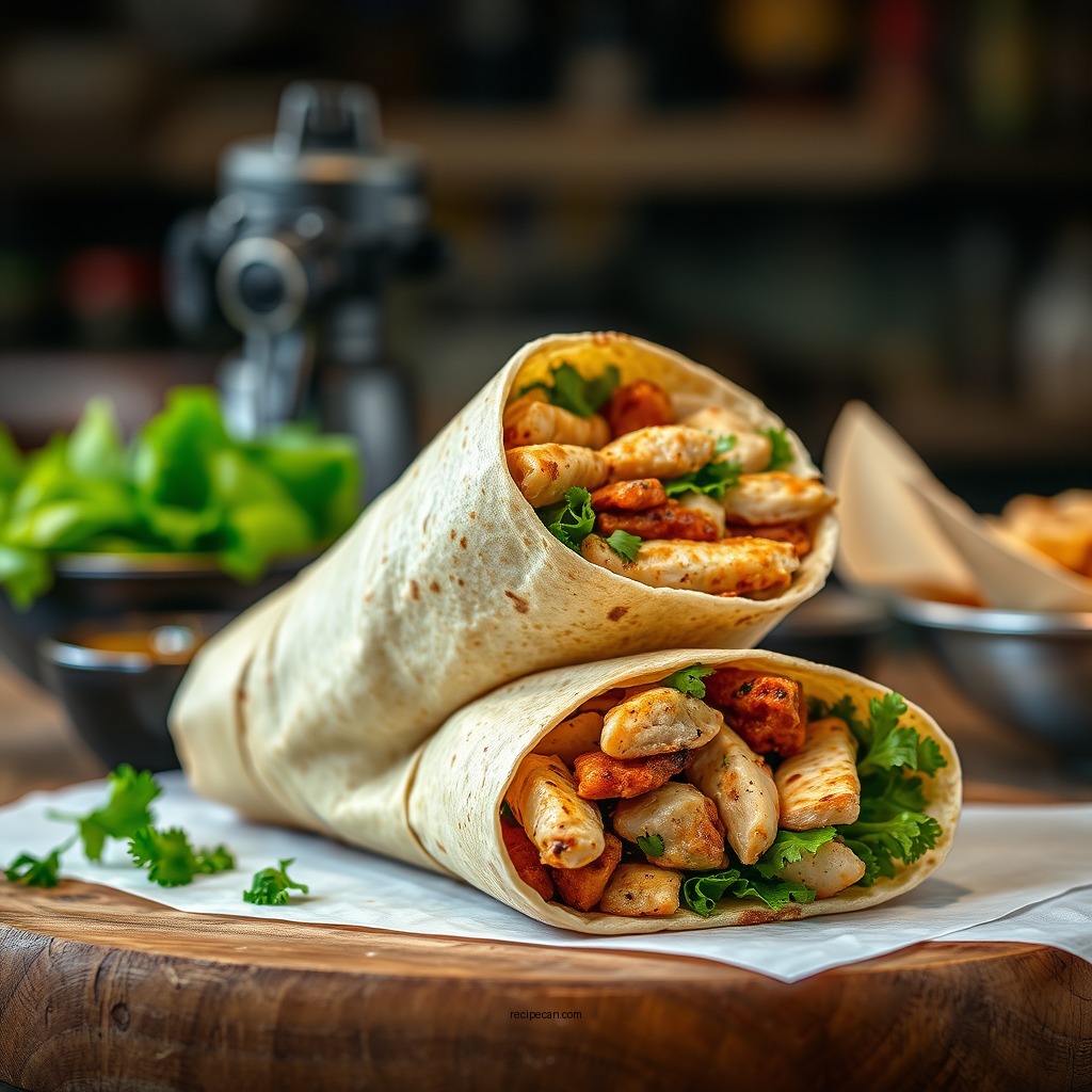Classic Grilled Chicken Wrap - chicken wrap recipes