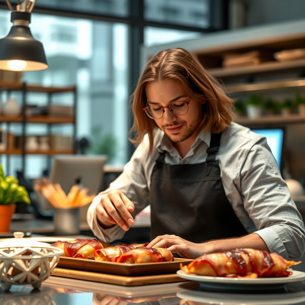 Preparation Steps - chicken wrapped in bacon recipe
