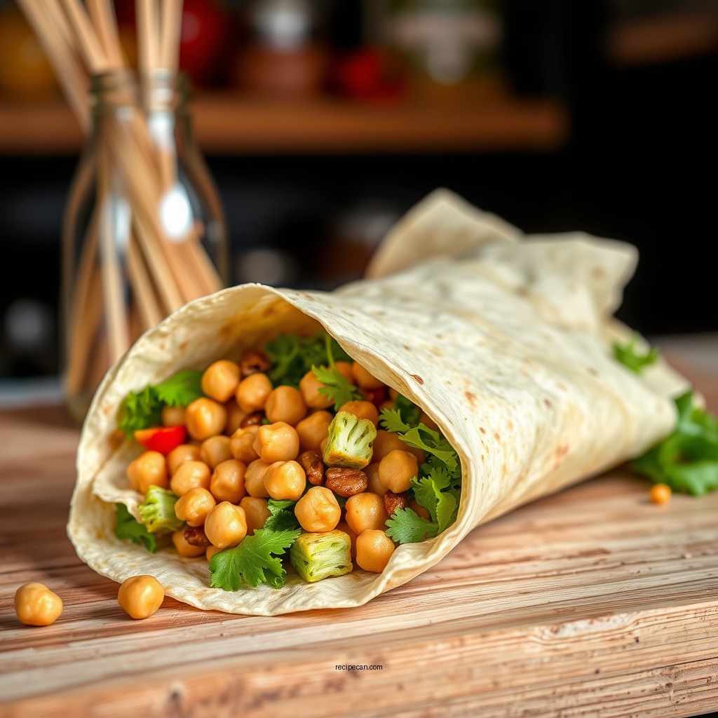 Ingredients You'll Need - chickpea wrap recipe