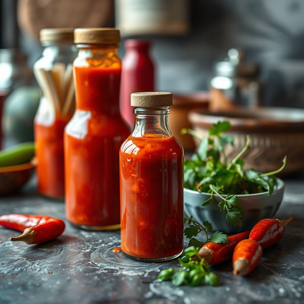 Essential Ingredients for Chilli Sauce - chilli sauce recipe