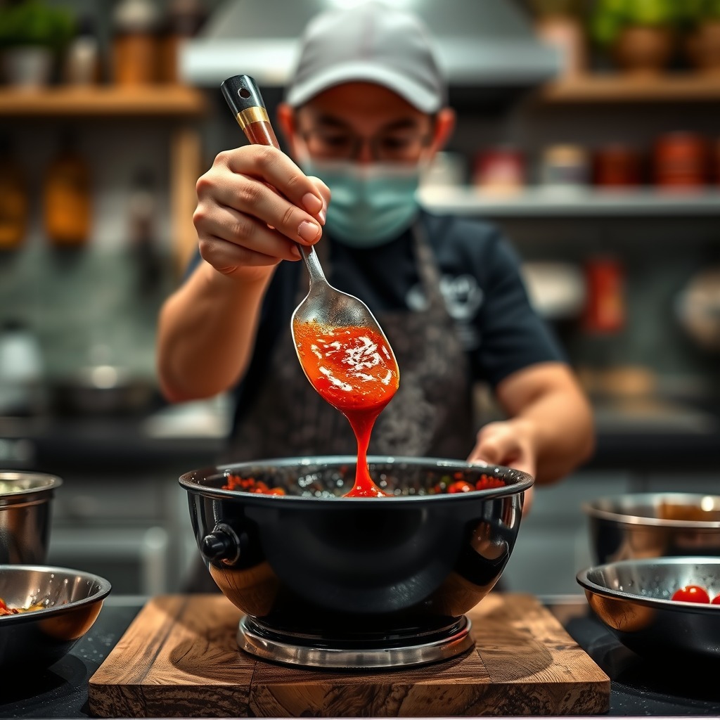 Step-by-Step Preparation Guide - chilli sauce recipe