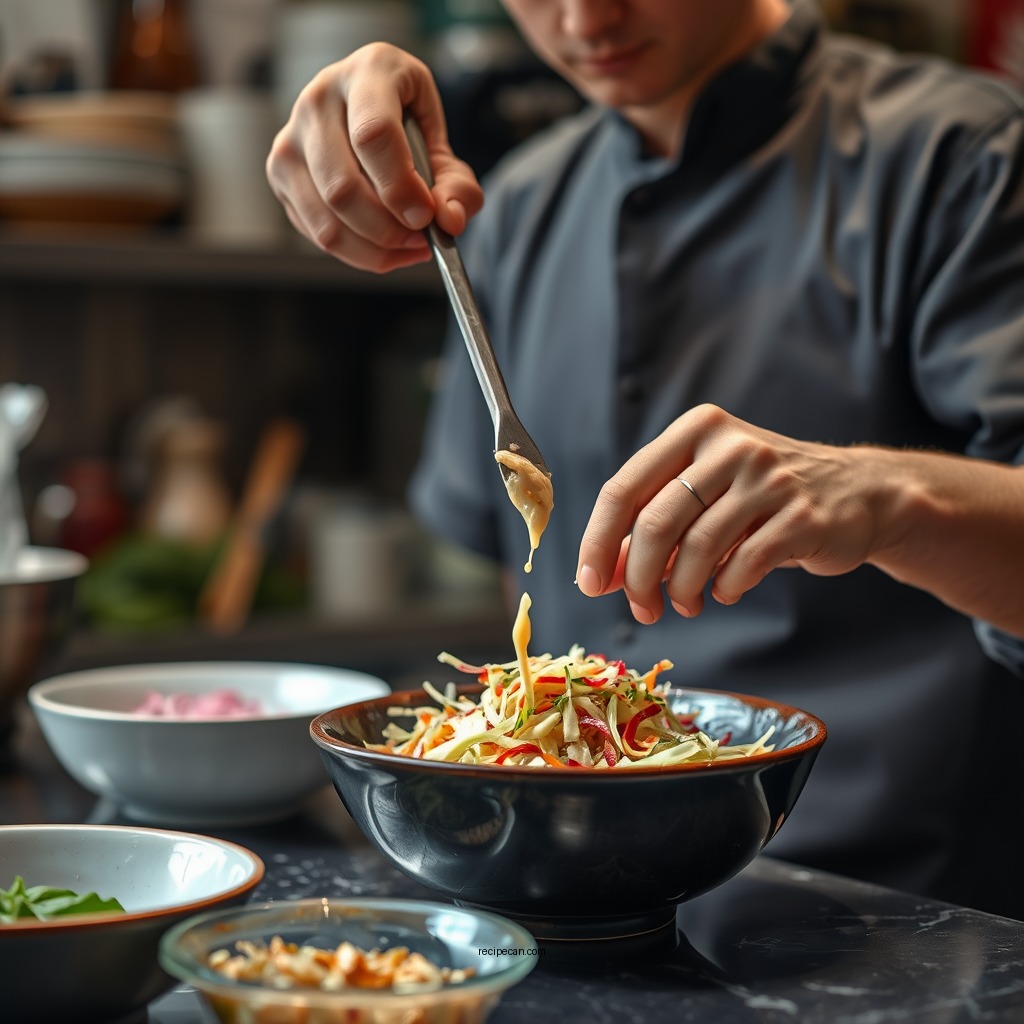 Steps to Prepare the Dressing - chinese coleslaw dressing recipe