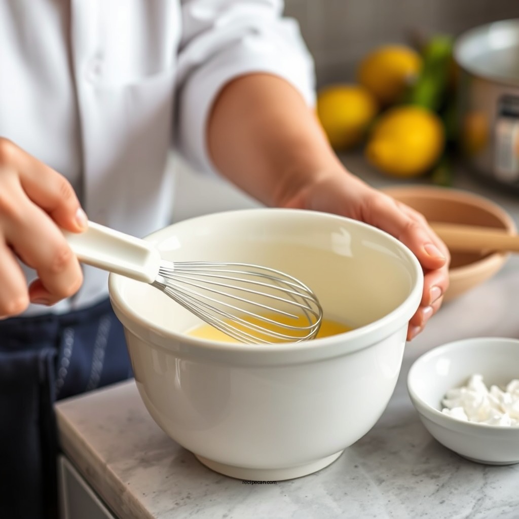 Preparing the Custard Mixture - chinese egg custard recipe