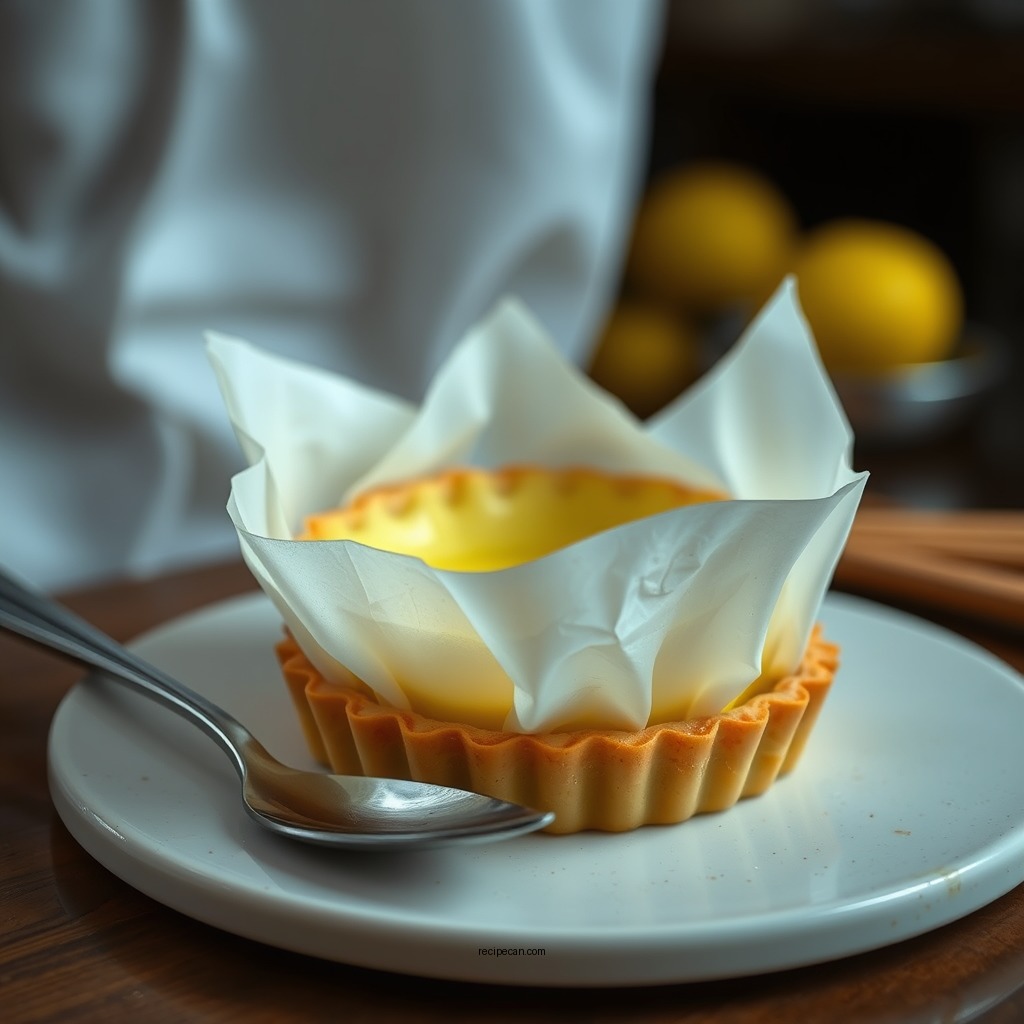 Preparing the Tart Shell - chinese egg custard tart recipe