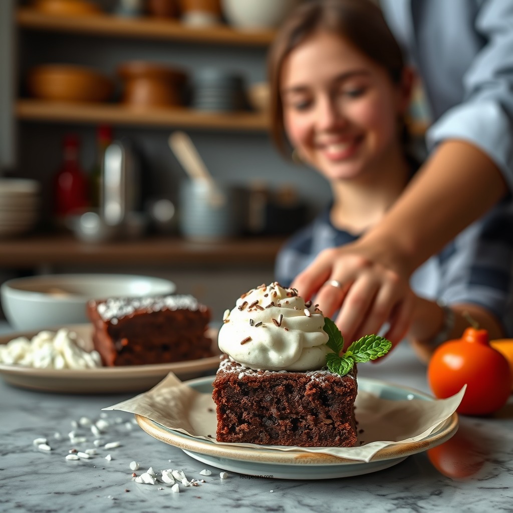 Step-by-Step Instructions - choc brownie recipe