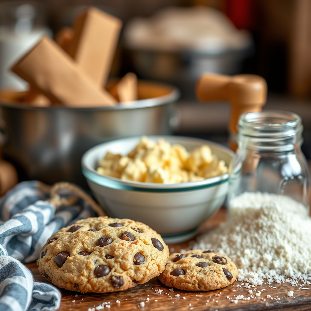 Ingredients You’ll Need - choc chip cookie dough recipe