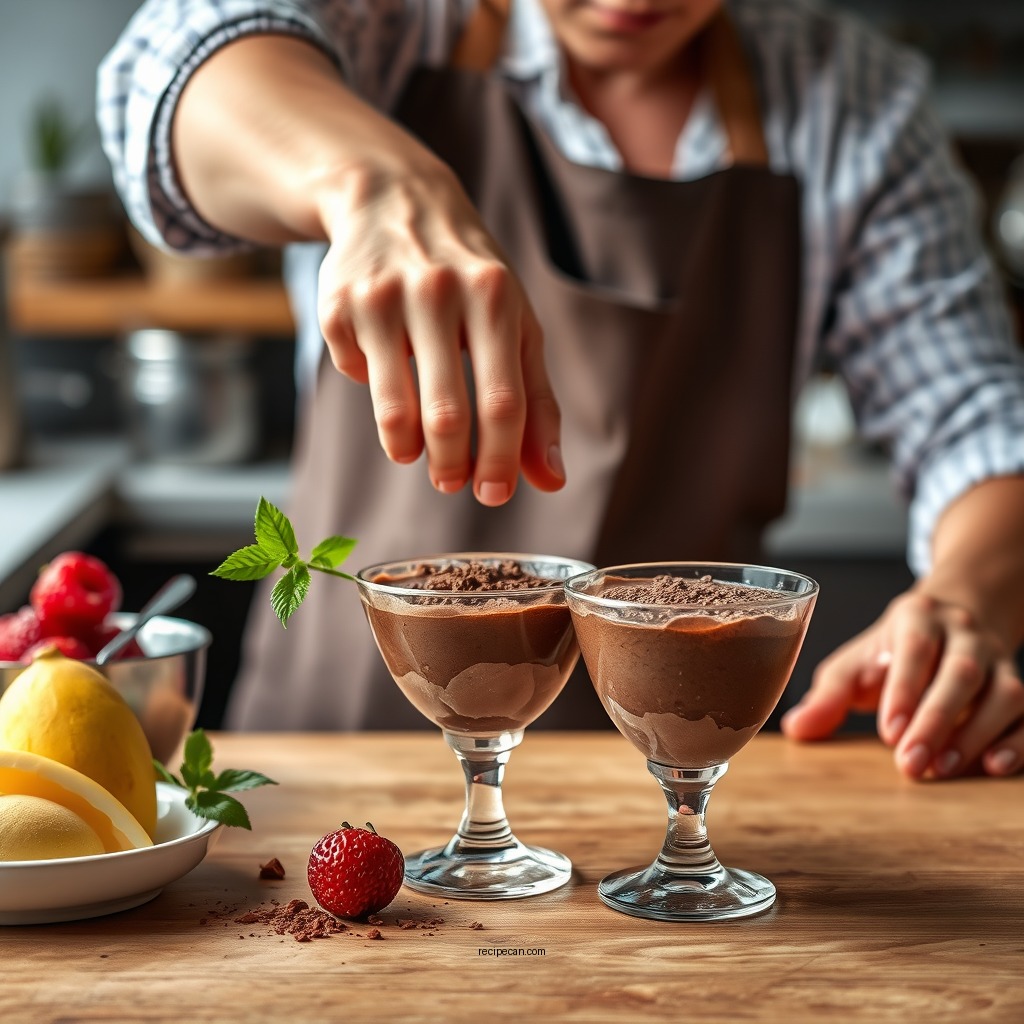 Step-by-Step Preparation - choc mousse recipe no egg