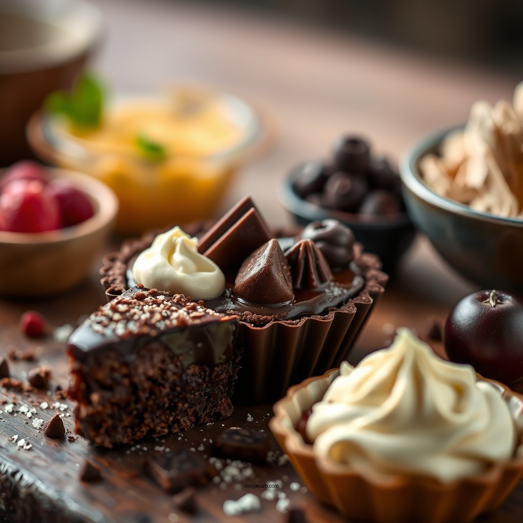 Ingredients You'll Need - choc tart recipe