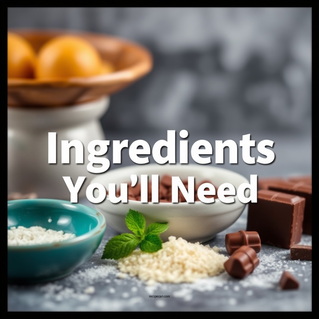 Ingredients You’ll Need - chocoate mousse recipe